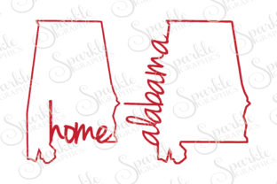 Alabama Home Cut Files: Graphics for Crafts & Blogs