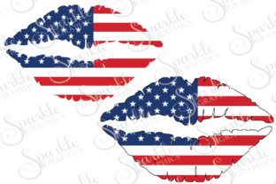 American Kiss: Graphics for Crafts & Branding