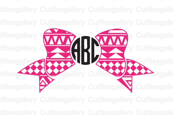 Aztec Monogram Bow: Crafts Graphics Review