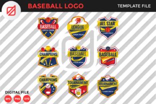 Baseball Logo Template V4: Graphics for Bold Logos