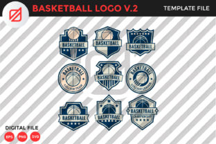 Basketball Logo Template V.2: Graphics and Logos for Sports