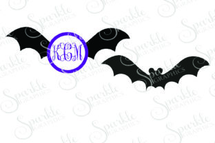 Bat Monogram Frame Cut File Review for Embroidery