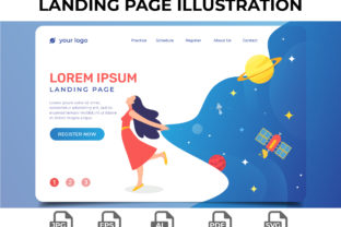 Landing Page Illustration 01: Graphics & Illustrations Review