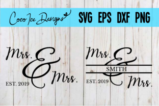 Mrs. Mrs. Wedding Anniversary Graphics for Crafts