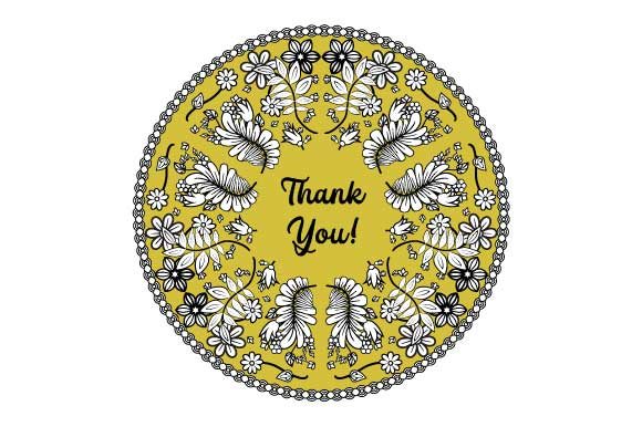 Review: Thank You Garden Mandala Element SVG for Embroidery