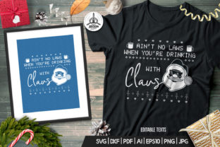 Santa Christmas Ugly Print Template: Graphics & Print Templates
