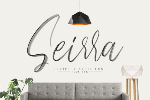 Seirra: A Script Amp Font for Handcrafted Brands
