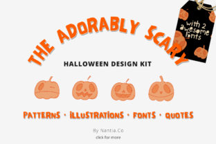The Adorably Scary Design Kit: Halloween Graphics & Illustrations