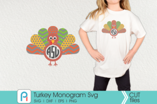 Turkey Monogram: Essential Graphics for Autumn Crafts